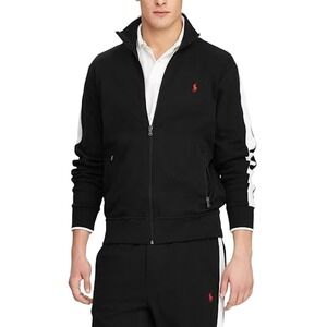 NWT Polo Ralph Lauren - Big & Tall - BLACK w/White Stripe Track Suit Jacket 4XLT
